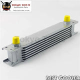 7 Row 8An Universal Engine Transmission Oil Cooler 3/4"Unf16 An-8 Silver