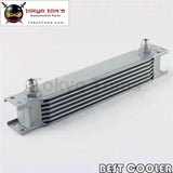 7 Row 8An Universal Engine Transmission Oil Cooler 3/4"Unf16 An-8 Silver