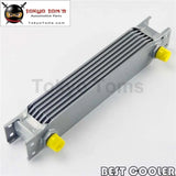 7 Row 8An Universal Engine Transmission Oil Cooler 3/4"Unf16 An-8 Silver