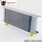 16 Row 8An Universal Engine Transmission Oil Cooler 3/4"Unf16 An-8 Silver