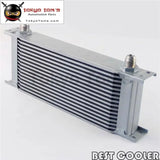 16 Row 8An Universal Engine Transmission Oil Cooler 3/4"Unf16 An-8 Silver