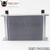 25 Row 8An Universal Engine Transmission Oil Cooler 3/4"Unf16 An-8 Silver - Tokyo Tom's