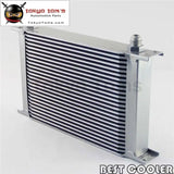 25 Row 8An Universal Engine Transmission Oil Cooler 3/4"Unf16 An-8 Silver - Tokyo Tom's