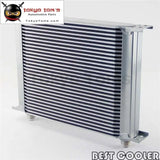 30 Row 8An Universal Engine Transmission Oil Cooler 3/4"Unf16 An-8 Silver - Tokyo Tom's