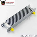 10 Row 8An Universal Engine Transmission Oil Cooler 3/4"Unf16 An-8 Silver