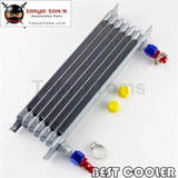 7 Row 8An Universal Trust Oil Cooler 3/4"Unf16 + 2Pcs An8 Straight Fittings - Tokyo Tom's