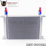 25 Row 8An Universal Engine Oil Cooler 3/4"Unf16 + 2Pcs An8 Straight Fittings - Tokyo Tom's