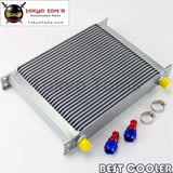 30 Row 8An Universal Engine Oil Cooler 3/4"Unf16 + 2Pcs An8 Straight Fittings - Tokyo Tom's