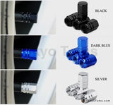 4pcs Aluminum Hex Tire Valve Caps - Tokyo Tom's