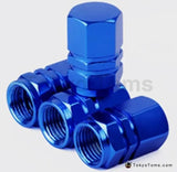 4pcs Aluminum Hex Tire Valve Caps