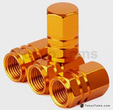 4pcs Aluminum Hex Tire Valve Caps