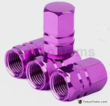 4pcs Aluminum Hex Tire Valve Caps