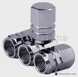 4pcs Aluminum Hex Tire Valve Caps