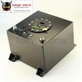 5 Gallon 18.8L Black Coated Aluminum Racing Drift Fuel Cell Tank + Level Sender