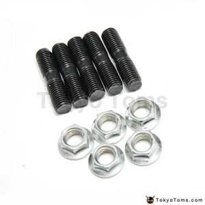 5 X Turbo Stud & Lock Nut Kit M10X1.25 Mm For Subaru Td04L, Td05H Turbo L:40 Mm - Tokyo Tom's