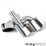 5.0Cm 304 Stainless Steel Exhaust Muffler Tip For Benz C-Class Amg W204 - Tokyo Tom's