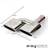 5.0Cm 304 Stainless Steel Exhaust Muffler Tip For Benz C-Class Amg W204 - Tokyo Tom's