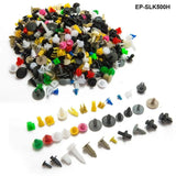 500pcs Mixed Car Rivet Fastener Push Door Panel Clips