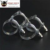 4Pcs X 2"/51mm Silicone Turbo Pipe Hose T-Bolt Clamps Stainless Steel 51-61mm