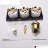 52mm 3 In 1 Volt Meter+Water Temp Gauge+Oil Pressure Gauge Kit - Tokyo Tom's