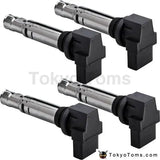 4PCS IGNITION COIL PACKS PENCIL for Volkswagen Golf 1.4 VW Polo Jetta 1.6 Tiguan Beetle 55KW/59KW 0986221023 036905715