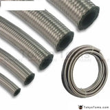 6 AN AN6 (ID:8.73) Braided Stainless Steel RUBBER Fuel Line Oil Hose 30M 3.3FT TK-AN6 HOSE30M - Tokyo Tom's