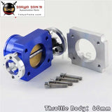 60 mm Uniersal 60mm Vq35Tps Aluminum Throttle Body Intake Manifold Billet Blue