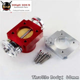 60 mm Uniersal 60mm Vq35Tps Aluminum Throttle Body Intake Manifold Billet Red