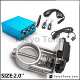 2.5"/63mm Vacuum Exhaust Cutout Electric Control Valve Kit With Vacuum Pump - Tokyo Tom's