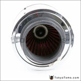 76mm Carbon Fiber High Flow Cold Air Intake Filter Cleaner Racing Car Air Filter - Tokyo Tom's