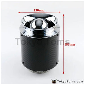 76mm Carbon Fiber High Flow Cold Air Intake Filter Cleaner Racing Car Air Filter - Tokyo Tom's