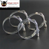 4 X 3" Inch / 76mm ID Stainless Steel T-Bolt Silicone Hose Pipe Clamps (77-87mm) - Tokyo Tom's