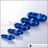 10AN AN-10 7/8 MALE THREAD STR  AIGHT BULKHEAD FLARE BLUE ALUMINUM FINISH FITTING TK-JCAN10