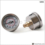 D1 SPEC Fuel Pressure Gauge Liquid 0-160 Psi Oil Press Gauge Fuel Gauge White Face Universal 1/8 Npt - Tokyo Tom's