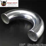 80mm 3.15" Inch Aluminum Intercooler Intake Pipe Piping Tube Hose 180 Degree L=300mm - Tokyo Tom's