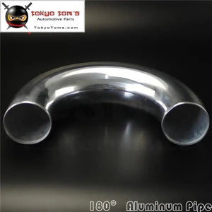 80mm 3.15" Inch Aluminum Intercooler Intake Pipe Piping Tube Hose 180 Degree L=300mm - Tokyo Tom's