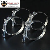 4Pcsx 3.25" Inch / 83mm ID Stainless Steel T-Bolt Silicone Hose Clamps (83-93mm)