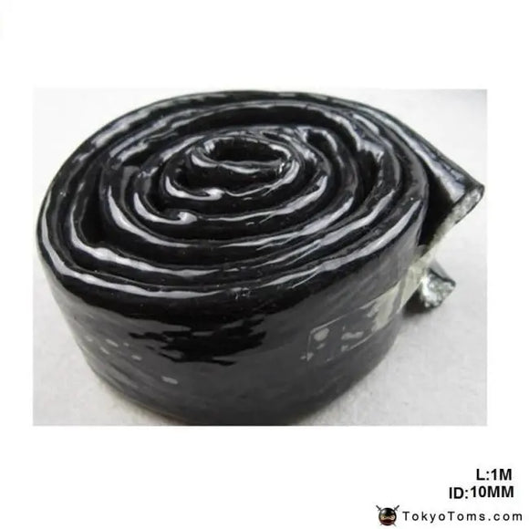 High Temperature Heat An6 Vulcan Fire Sleeve Fire Braid Flame Shield Black 3/8X1M Id:10Mm For VW Golf Mk5 Mkv - Tokyo Tom's