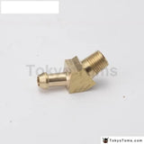 45 Degree Elbow 1/8" Hose Fitting Air ,Oil, Gas ,Fuel Hose Turbocharger Compressor Brass Boost - Tokyo Tom's