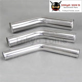 60mm 2 3/8" Inch 45 Degree Aluminum Turbo Intercooler Pipe Piping Tubing Length 300mm - Tokyo Tom's