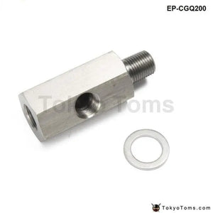 Metric Adapter / Oil Pressure 1/8" Npt Female X M10 M10X1 Male & Female Tee L-48 - Tokyo Tom's