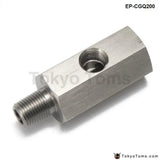 Metric Adapter / Oil Pressure 1/8" Npt Female X M10 M10X1 Male & Female Tee L-48 - Tokyo Tom's