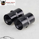 2Pcs Aluminum Female 3/8" Npt Pipe Piping Coupler Anodized Fitting Adapter