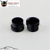 2Pcs 10An Aluminum Tube Sleeve Fittings Tube Size 5/8" Tube Sleeves -AN10 Black