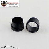 2Pcs 10An Aluminum Tube Sleeve Fittings Tube Size 5/8" Tube Sleeves -AN10 Black