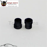 2Pcs 6An Aluminum Tube Sleeve Fittings Tube Size 3/8" Tube Sleeves -An6 Black