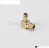 Brass Boost Hose Barb To Male Thread 90 Degree Elbow Fitting For Garrett T2 T3 Turbo 1/8"Male Npt 90 Degree - Tokyo Tom's