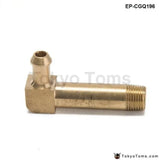 45Mm Brass Boost Hose Barb To Male Thread Elbow Fitting For Garrett T2 T3 Turbo 1/8"Male Npt 90 Degree - Tokyo Tom's