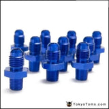 10PCS/LOT AN -4 AN4 Flare to 1/8 NPT Straight Male Oil Cooler  Fuel Oil Hose Fitting Adapter AN4-1/8''NPT