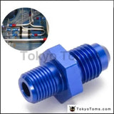 10PCS/LOT AN -4 AN4 Flare to 1/8 NPT Straight Male Oil Cooler  Fuel Oil Hose Fitting Adapter AN4-1/8''NPT